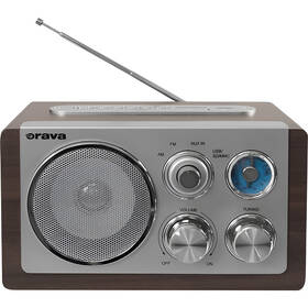Radiopřijímač Orava RR-29 A dřevo

