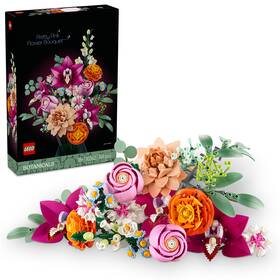 Stavebnice LEGO® Botanicals 10342 Krásná kytice růžových květin 

