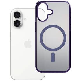 Kryt na mobil 3mk Frosty MagCase na Apple iPhone 17 černý/fialový

