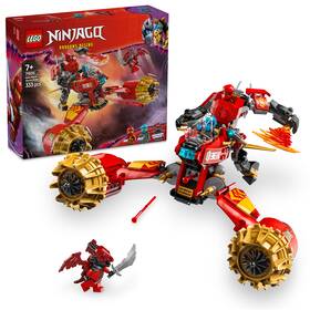 Stavebnice LEGO® NINJAGO® 71830 Kaiův bouřný jezdec a robot 

