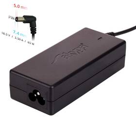 Napájecí adaptér Akyga pro notebook 18.5V/3.5A/65W 7.4x5.0 mm + pin pro HP 


