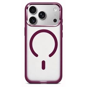 Kryt na mobil WG Matte Frame Magnet Apple iPhone 17 Pro Max/18 Pro Max vínový

