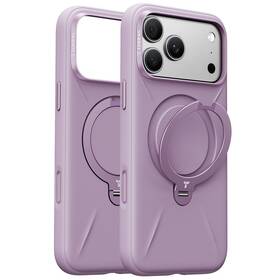 Kryt na mobil Torras Ostand Q3 Silicone na Apple iPhone 18 Pro Max fialový

