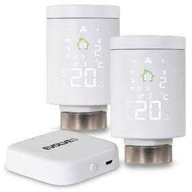Bezdrátová termohlavice Evolveo Heat M30v2 Starter Pack, 2x hlavice + centrální jednotka 
