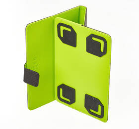 Pouzdro na tablet polohovací FIXED twoFACE pro 7" černé/zelené


