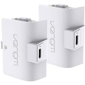 Baterie Venom VS2874 High Capacity Twin Battery Pack + 3m kabel, pro Xbox Series S/X & One bílá

