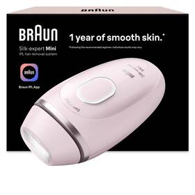 Epilátor Braun IPL1100 růžový

