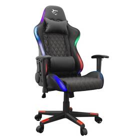 Herní židle White Shark THUNDERBOLT s RGB černá

