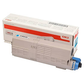Toner OKI C532/C542/MC563/MC573, 6000 stran azurový

