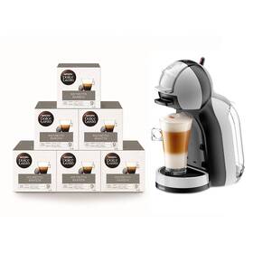Kapslový kávovar Krups KP123BCE+ kapsle Barista 96 ks šedý

