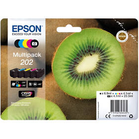 Inkoustová náplň Epson 202, 250/400/3x300 stran vícebarevná

