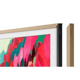 Výměnný rámeček Samsung pro Frame TV s úhlopříčkou 75" (2025), Rovný design - týkový 

