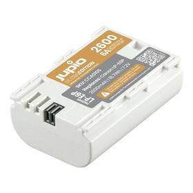 Baterie Jupio LP-E6P ULTRA 2600 mAh (6A continuous discharge) 18.7Wh (Canon) bílá

