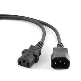 Kabel C-Tech síťový, prodlužovací, VDE 220/230V napájecí, 1,8 m 

