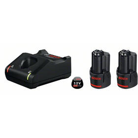  Set baterie a nabíječky Bosch Professional GBA 12V 2.0Ah (2ks) + GAL 12V-40