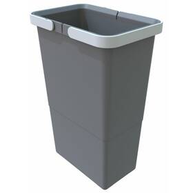 Odpadkový koš Elletipi Cover SMALL, 8 l, 34 × 15 × 22,5 cm šedý


