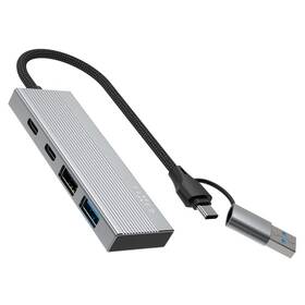  USB Hub FIXED USB-C 4-port, USB-A adapter