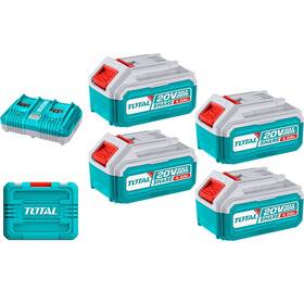Set baterie a nabíječky Total tools Share 20V TFBCLI20244 

