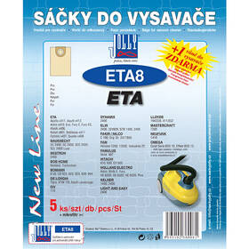 Sáčky do vysavače Jolly ETA 8 (5 ks) 

