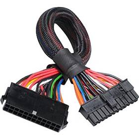 Kabel AKASA 24 Pin(M) na 20+4 Pin(F), 30 cm černá barva
