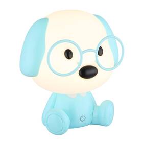 Stolní lampička GLOBO PUPPY 21761B bílá/modrá

