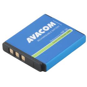 Baterie Avacom Fujifilm NP-50 Li-Ion 3.7V 750mAh 2.8Wh modrá

