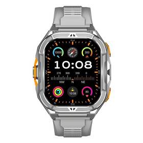 Chytré hodinky ARMODD Titan GPS stříbrné

