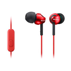 Sluchátka Sony MDR-EX110AP červená

