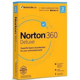 Software Norton 360 DELUXE 25GB CZ 1 uživatel / 3 zařízení / 12 měsíců (BOX) 

