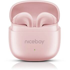 Sluchátka Niceboy Beans 5 POP Pink růžová

