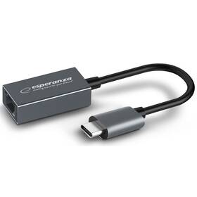 Síťová karta Esperanza ENA102, RJ45/USB-C 

