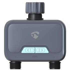 Zavlažovací systém Nedis Bluetooth regulátor průtoku vody šedý

