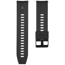Řemínek Tactical Quick Release (22 mm), silikonový černý

