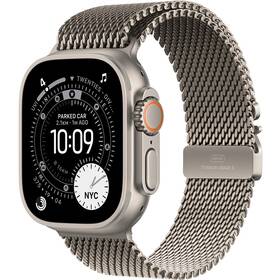 Chytré hodinky Apple GPS + Cellular 49mm přírodní titan - přírodní titanový milánský tah - L 

