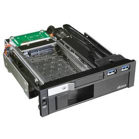 Rámeček AKASA Lokstor M51 2.5" & 3.5" SATA HDD Dock in 5.25" PC Bay, USB 3.0 pass through černý

