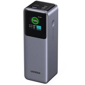 Powerbanka UGREEN 25000mAh Quick Charging 200W stříbrná barva
