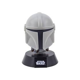 Dekorativní LED Paladone Icon Light Mandalorian šedé

