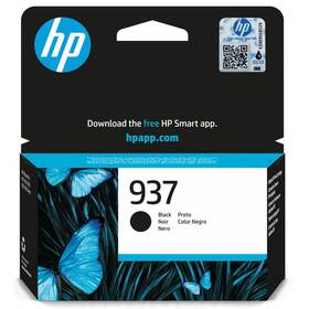 Inkoustová náplň HP 937, 1250 stran černá

