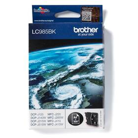 Inkoustová náplň Brother LC-985BK, 300 stran černá


