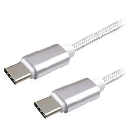 Kabel WG USB-C/USB-C, 1 m bílý

