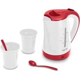 Rychlovarná konvice Sencor SWK 150RD bílá barva
