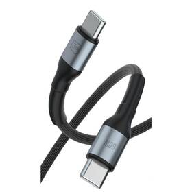 Kabel 3mk Hyper N-SERIES USB-C/USB-C, 60W, 2m černý

