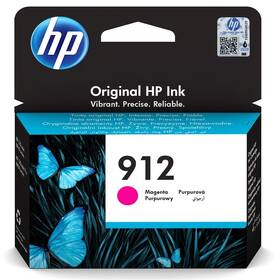 Inkoustová náplň HP 912, 315 stran purpurová

