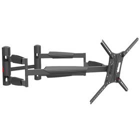 Držák TV Barkan BM466XP, polohovatelný, pro úhlopříčky 13" až 90", nosnost 60 kg černý

