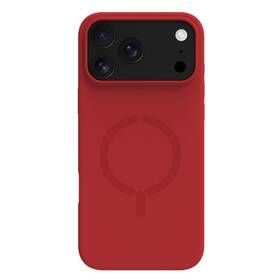 Kryt na mobil Celly FEELING MAG kompatibilní s MagSafe na Apple iphone 17 Pro Max červený

