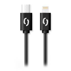 Kabel Aligator Power USB-C/Lightning, 3A, 1m černý


