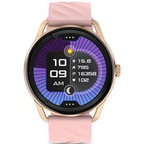 Chytré hodinky Aligator Watch AMOLED PRO růžové

