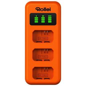 Nabíječka Rollei Dual Charger NP-FW50 (Sony) oranžová

