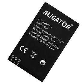 Baterie Aligator K50 eXtremo, Li-Pol, 2500 mAh 

