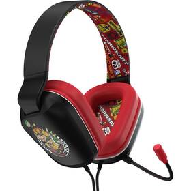 Headset PowerA Wired - Nintendo Switch - Super Mario Kart Rivals černý/červený

